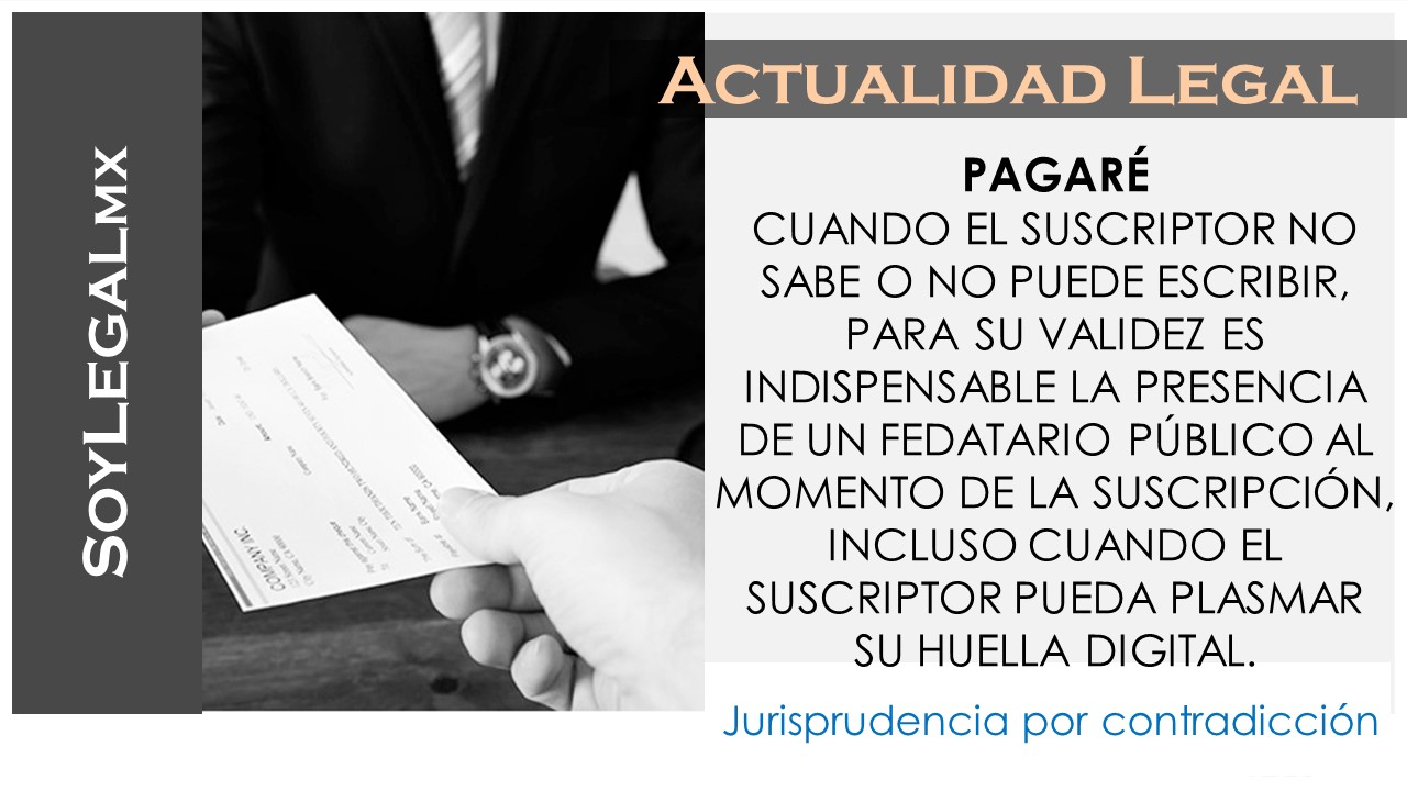 ||PAGARÉ. REQUISITOS CUANDO EL SUSCRIPTOR NO SABE O NO PUEDE ESCRIBIR